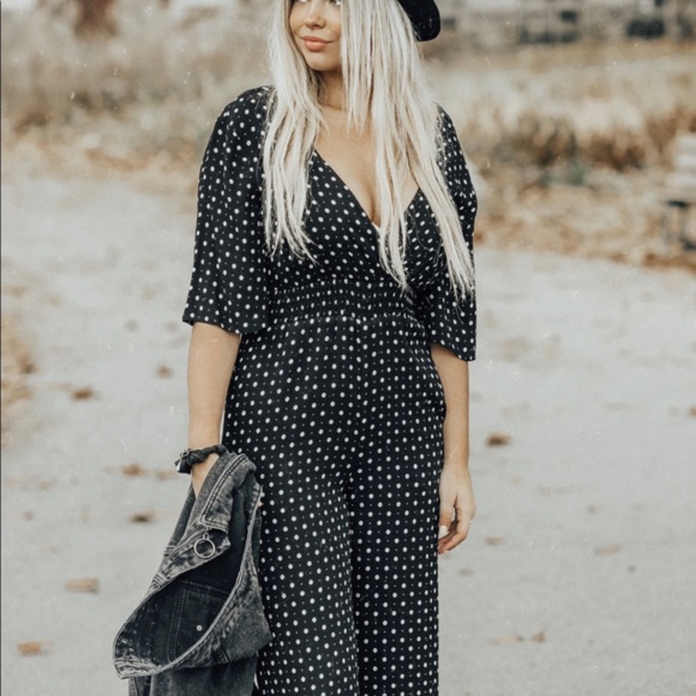 Lost + Wander Starry Night Jumpsuit Small NWT